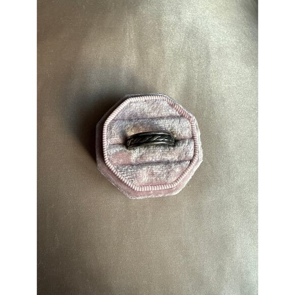 Sterling Braided Ring (6) - Picture 2 of 2